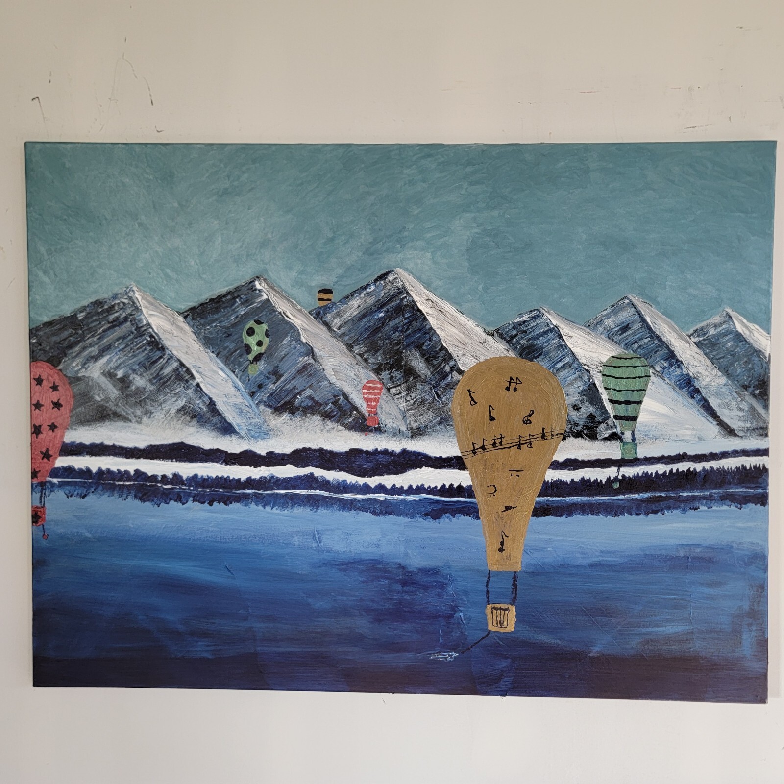 Original Oil- Hot Air Balloons 30×40