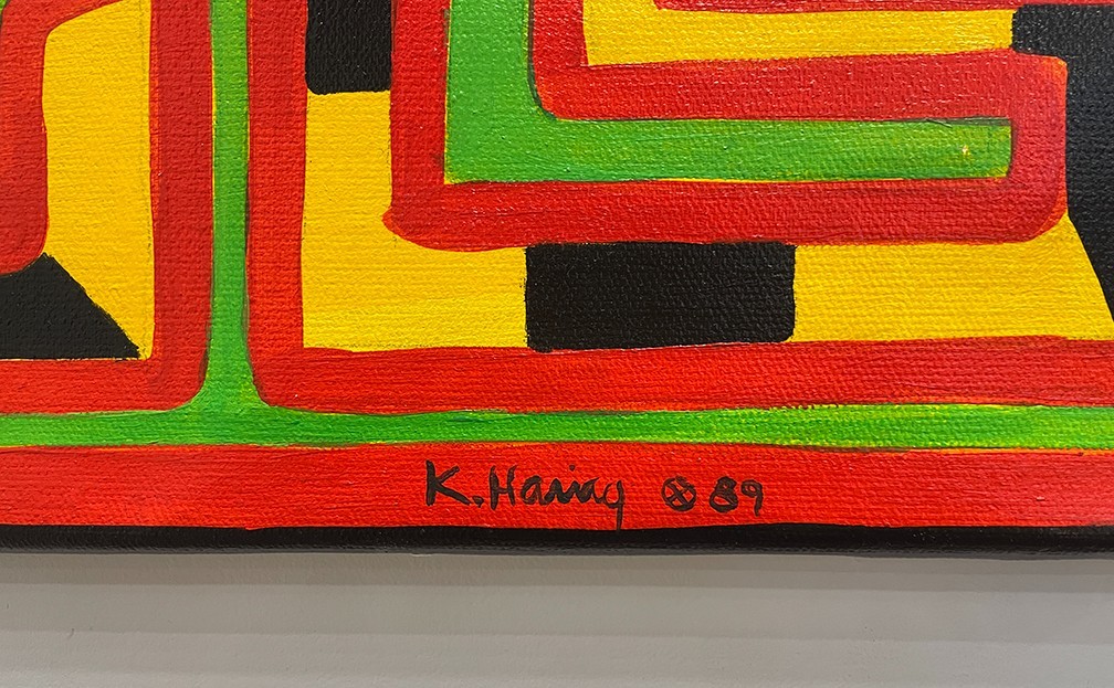 Keith Haring Painting – NYC ART SCENE * African colors