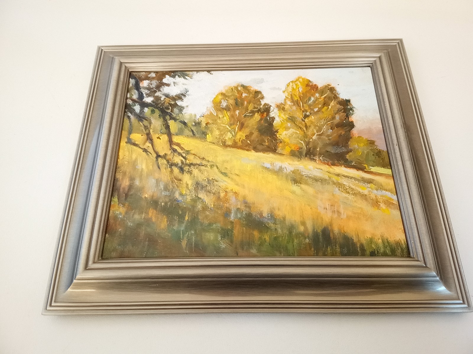 Nancy Knowles original oil painting landscape framed