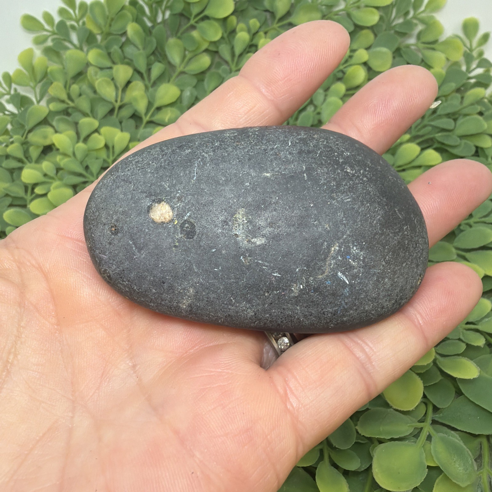Hand Painted Local Art Rock Decor Inspirational Words PRAY 3″ Gift