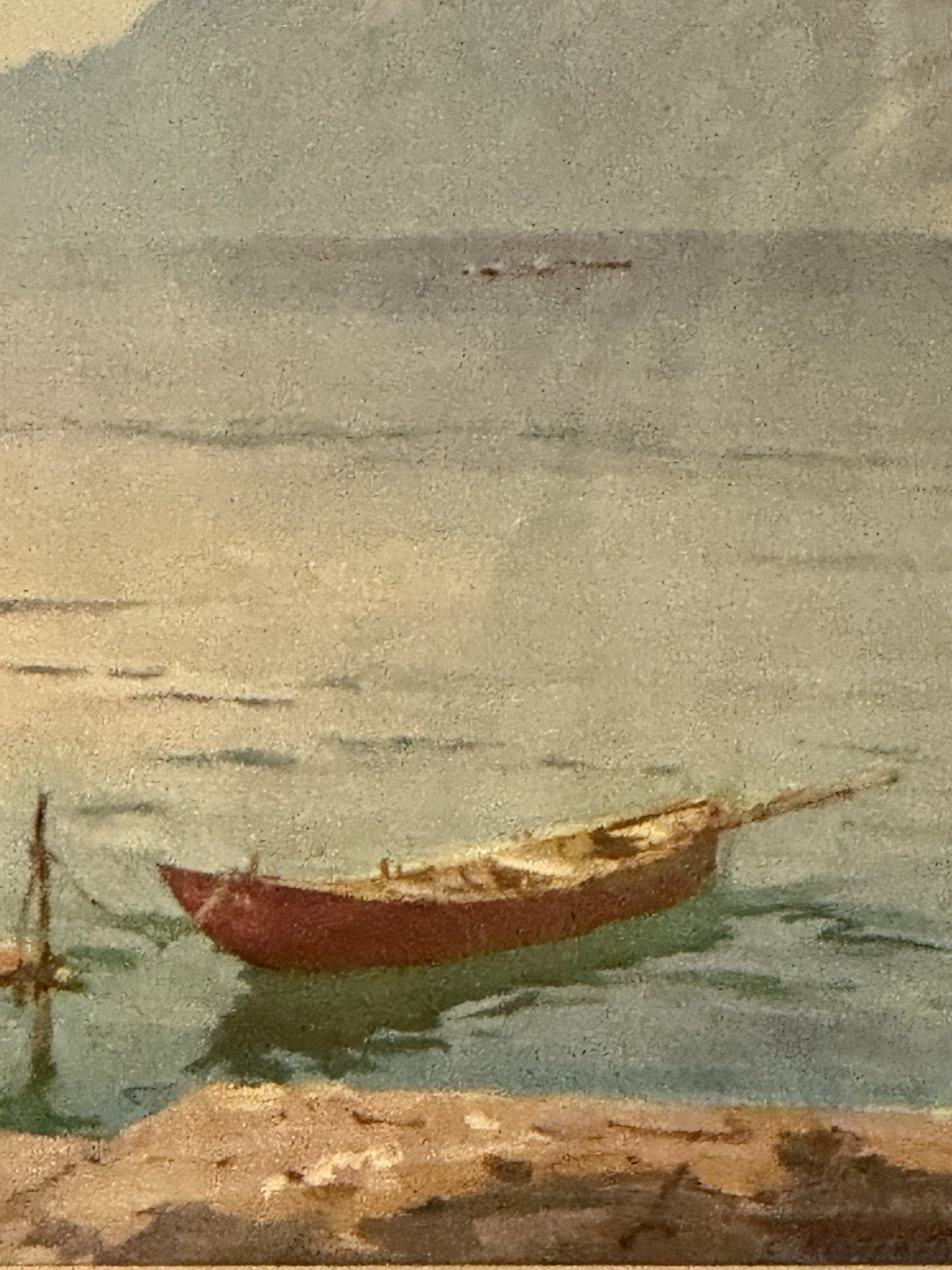 CONSTANTIN WESTCHILOFF ANTIQUE LANDSCAPE SEASCAPE WATERCOLOR PAINTING OLD 1920s