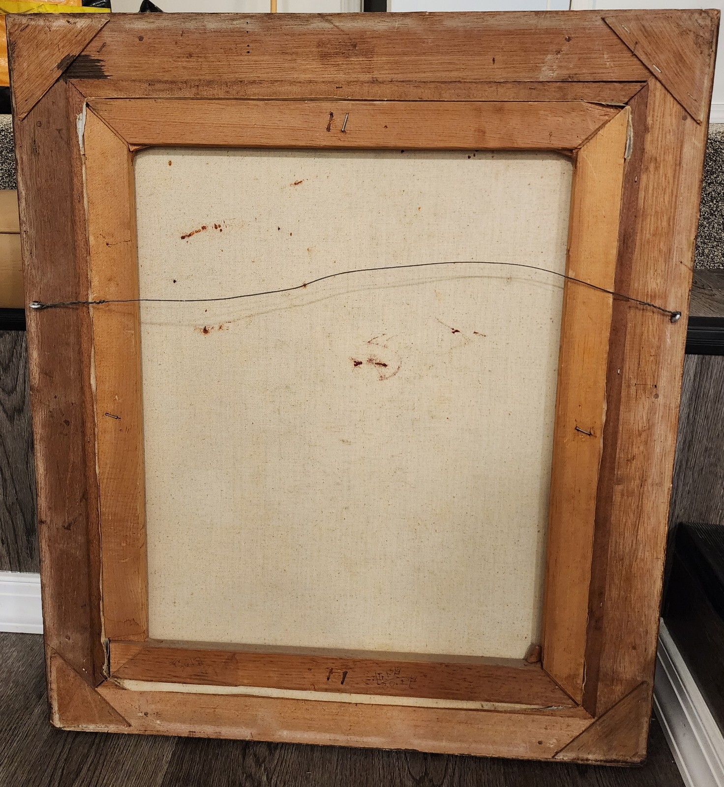 L.Clark Oil On Canvas Painting Framed 24in X 20in Art