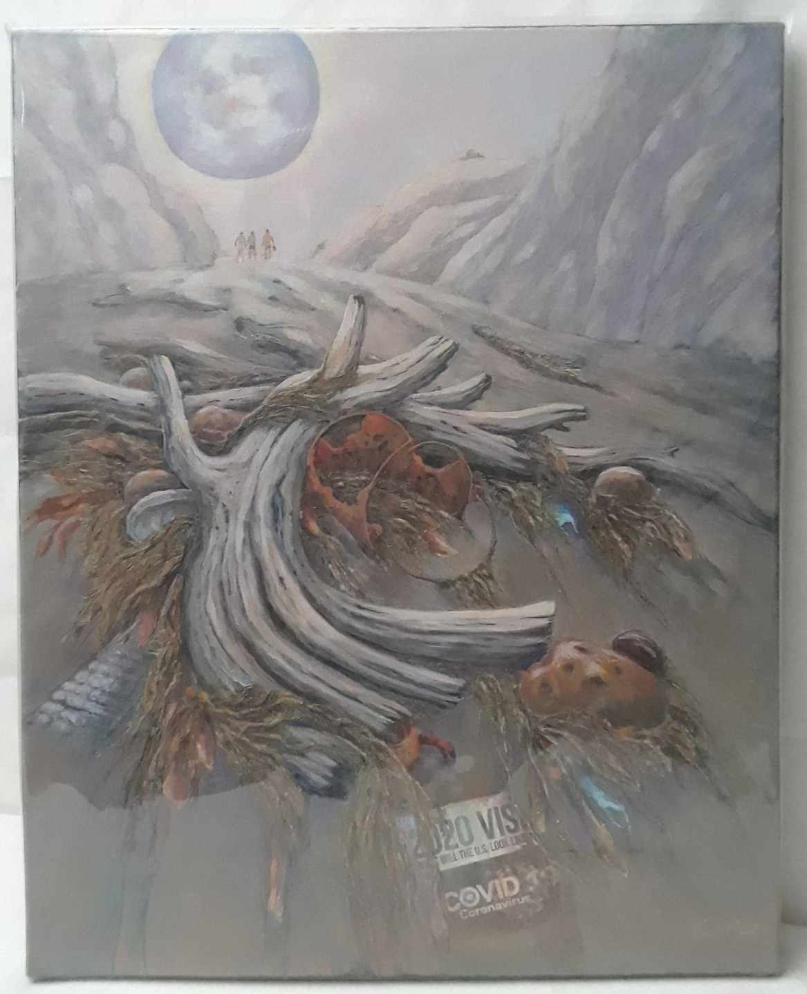 Tide is Out Acrylic on Canvas Original Painting by Don Trout 24 x 30 in