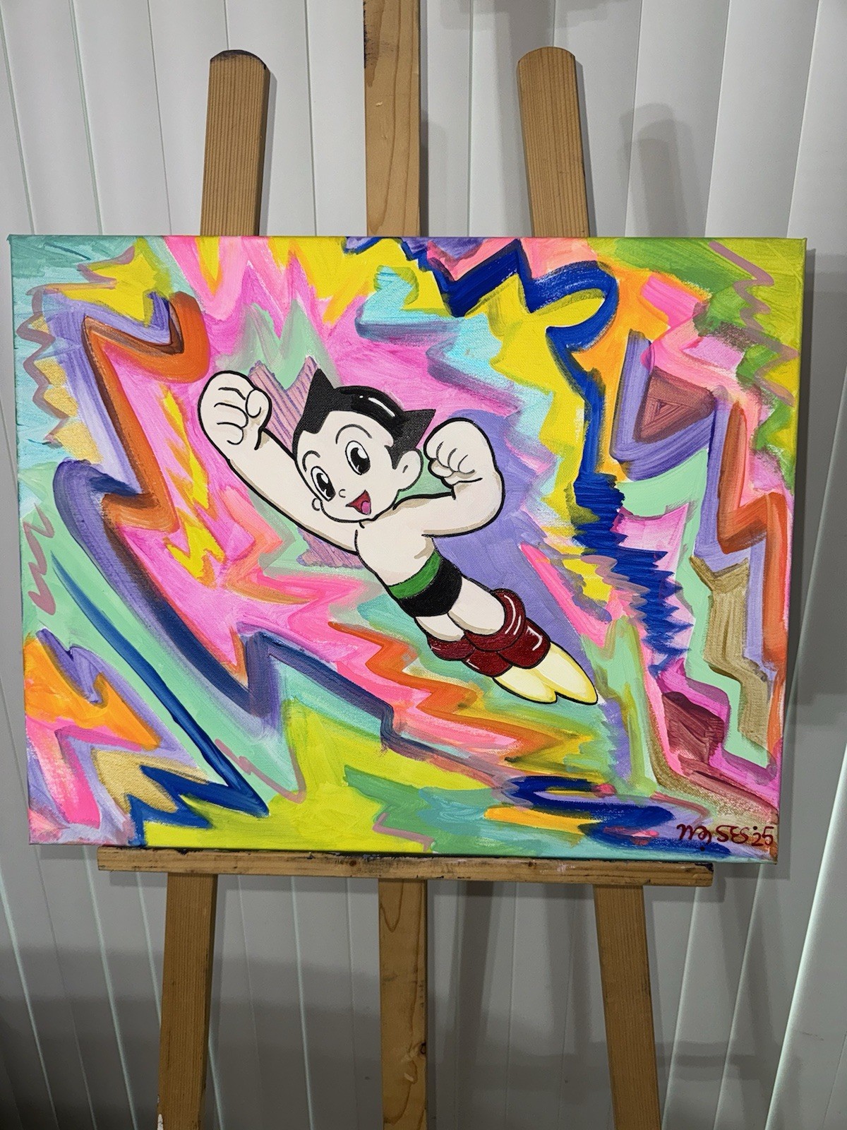 CatDaddyDollars Original Art Astro Boy