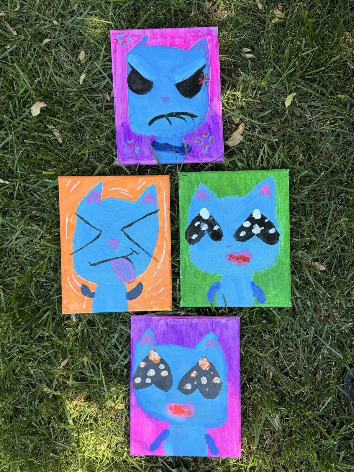 Kat Faces Series 1pc by Lani 💫 8 x 10