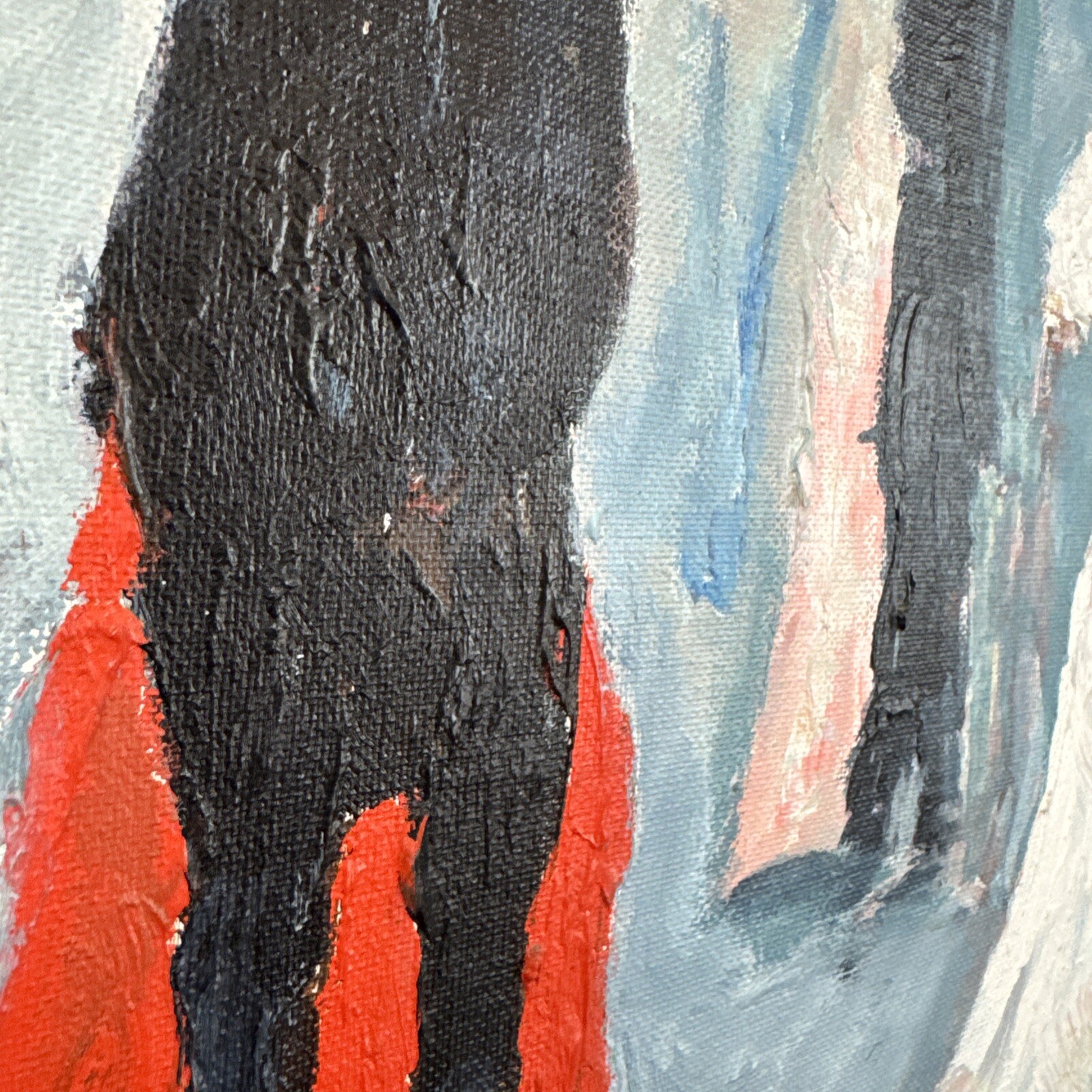 Oil Painting Ballroom Dancing 1976 Signed A. Colocou…? 24×20