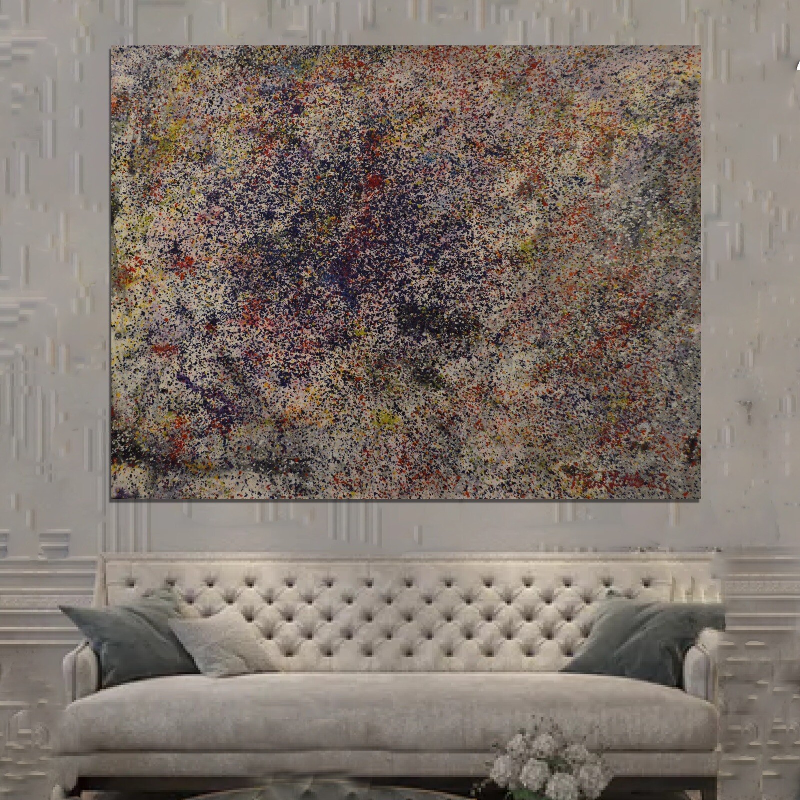Mark Little Professional￼￼ Artist Painting 81” X 62”(6ft. 9in)Abstract Modern