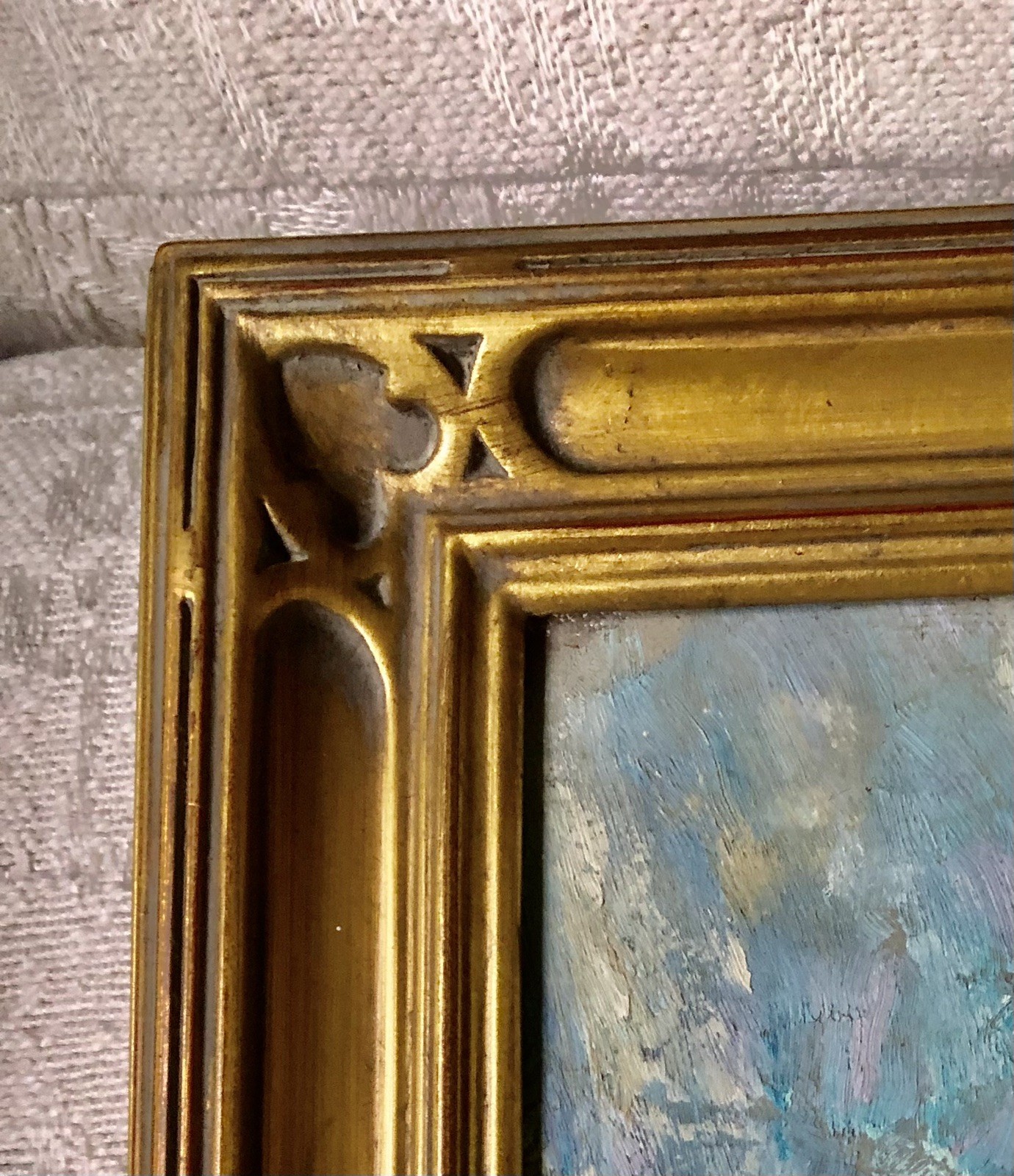 EXTRAORDINARY POST IMPRESSIONIST LANDSCAPE NJ ARTIST GLORIA MERILSON 1926-2005