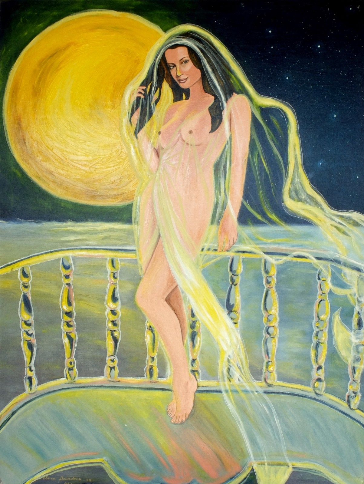 Mirage – Art, Painting, Giclee on Canvas 29″x 22′ by Yelena Berzon
