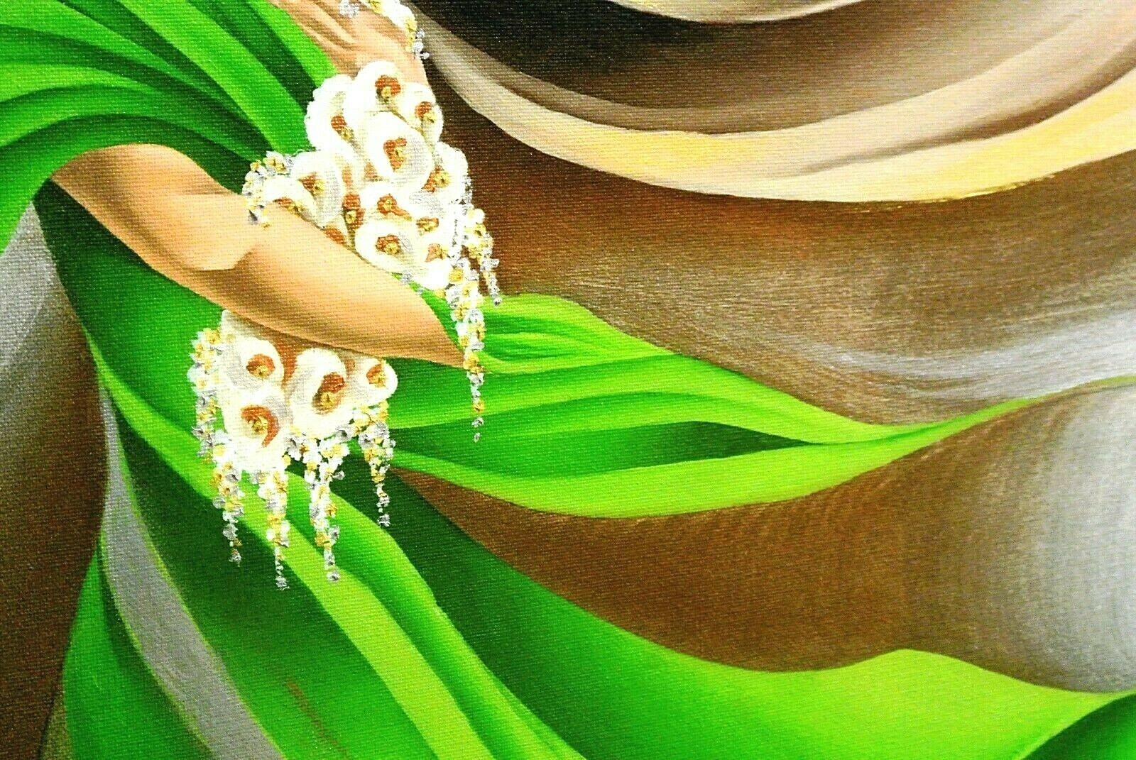 Noel Suarez-«Primavera»-Framed Ltd Ed Mixed-Media Hand Embellished Giclee/Canvas