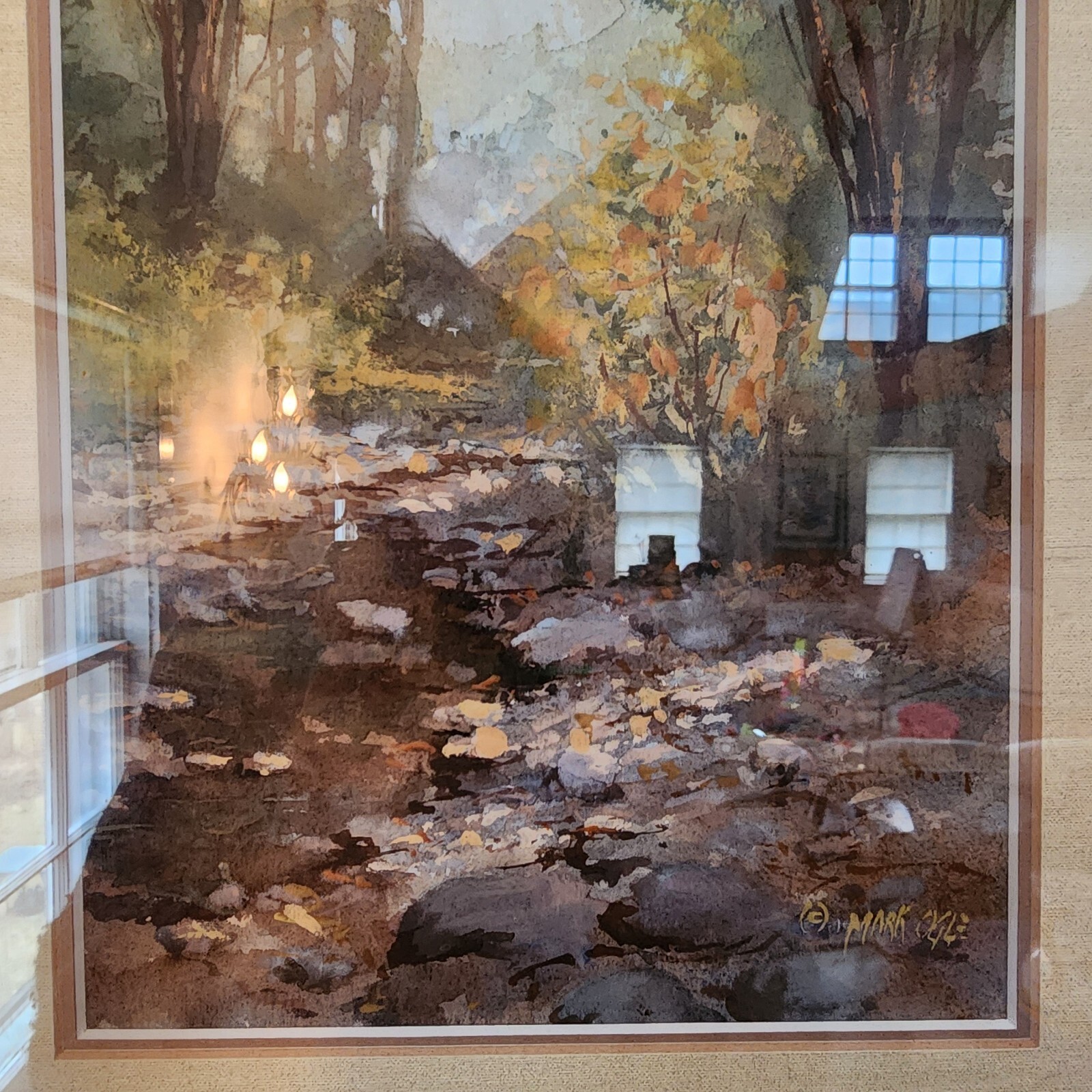 Montana Artist Mark Ogle Original Watercolor Landscape Painting