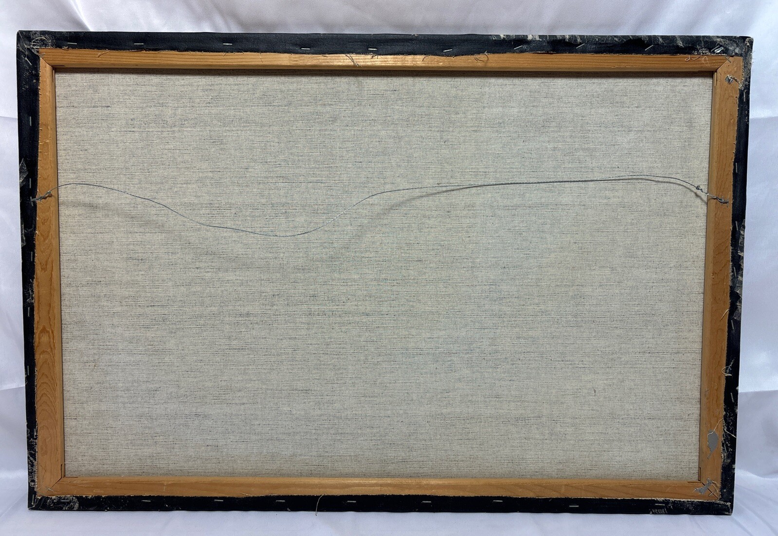 Vintage Original Kingston Mixed Media Painting Futurism Abstract Illusionism 36