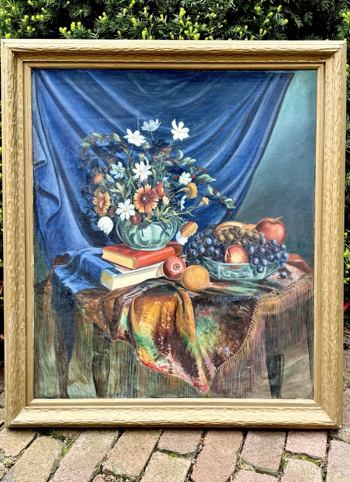 Large AMERICAN/CLEVELAND SCHOOL Early 20th Century Oil Painting Framed Canvas