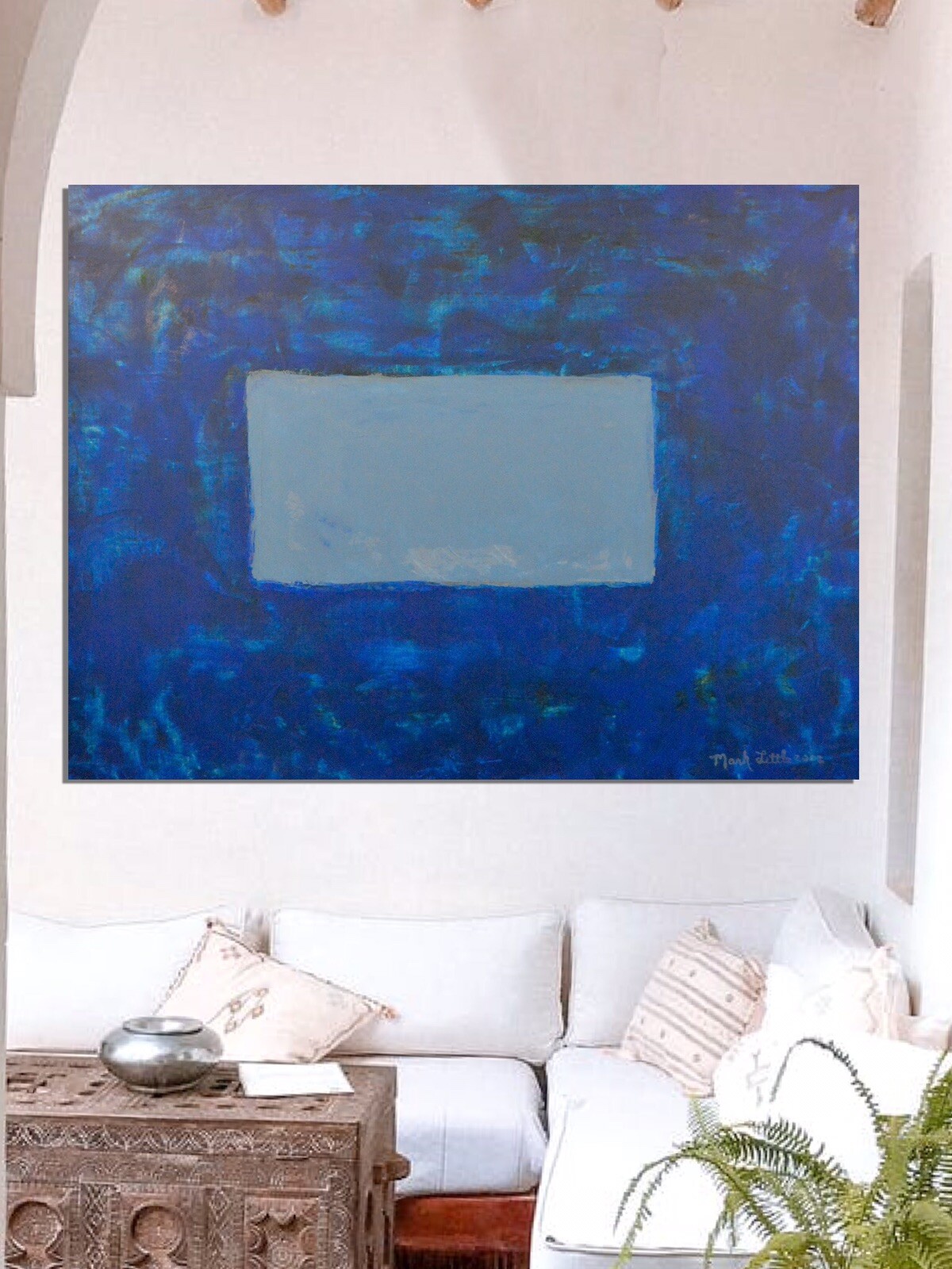 Mark Little original￼, Painting 81” X 62” Extra Large,Abstract,Action￼,PopXL