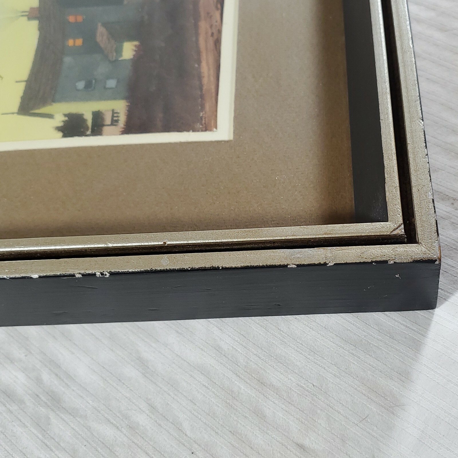 Professionally Framed Gerald V Lilly Water Color «Evening In Colorado» #131