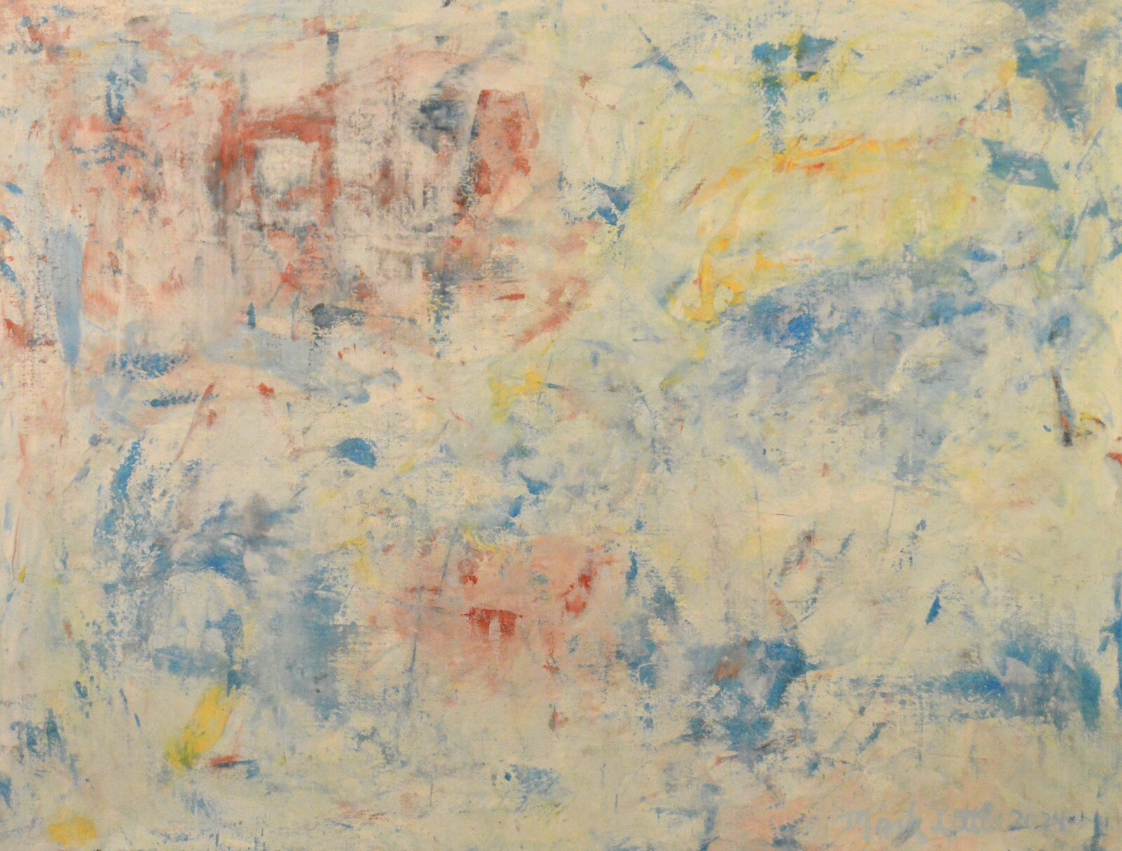 Mark Little￼Professional Canvas￼ Painting 81” X 62”(6ft 9in)Abstract Modern XL
