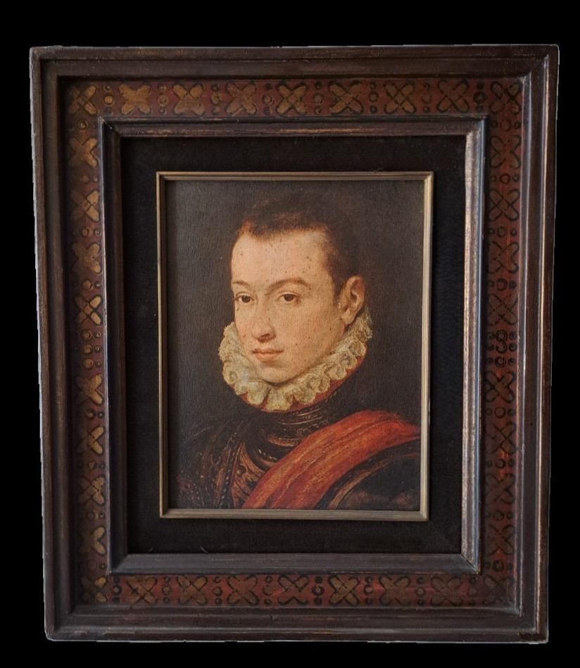 Old Elegant painting and portrait of Duarte Edward de Guimarães
