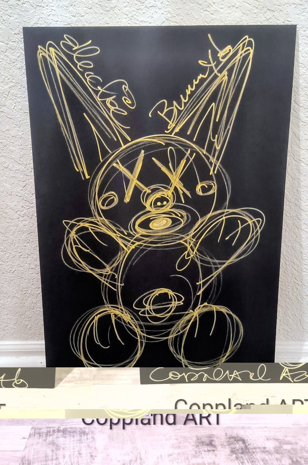 Trey Coppland Electric Bunny Signed 2026 Print 20×30 Unframed