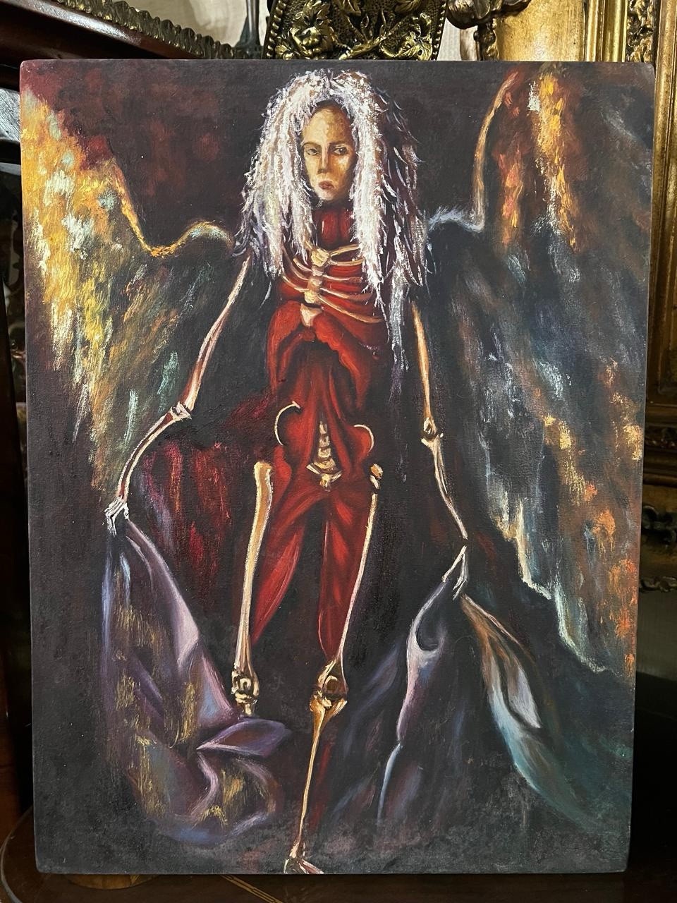 Leonor Fini – Amazing Oil Painting – Surrealism Style – Signed – Stamped