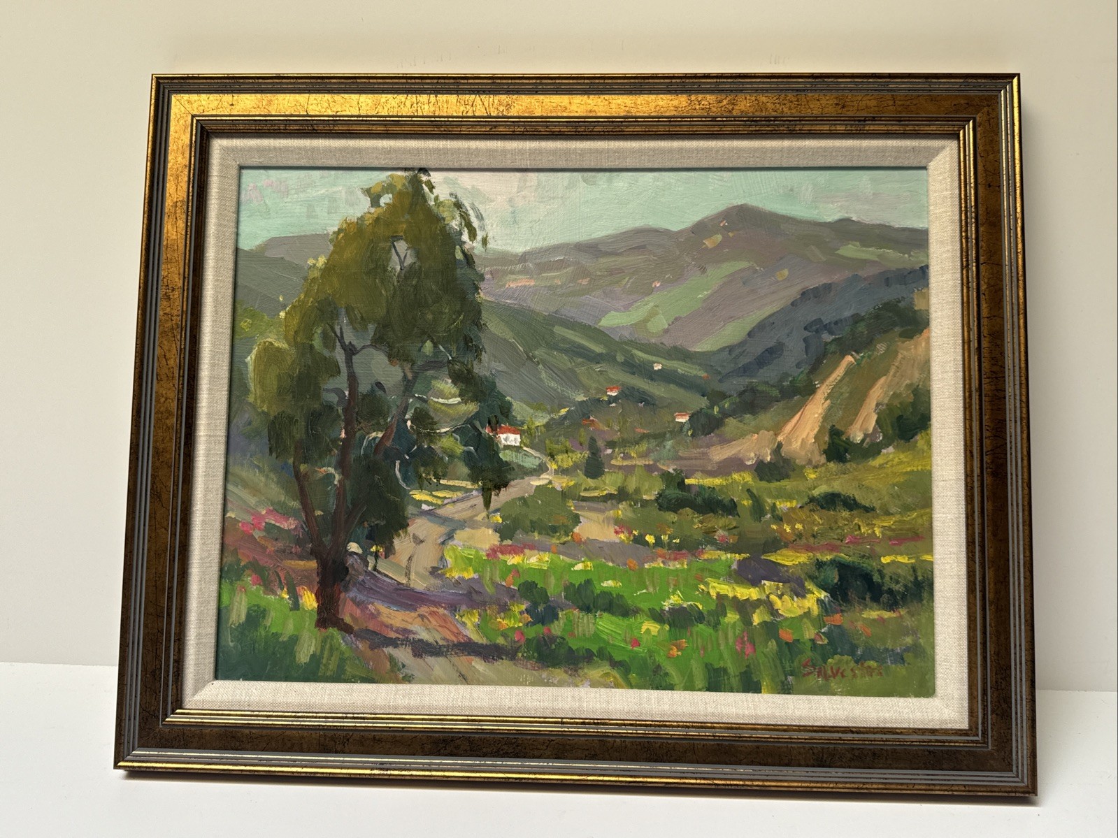 American Landscape Painting Mountains California Silvio Silvestri Impressionist