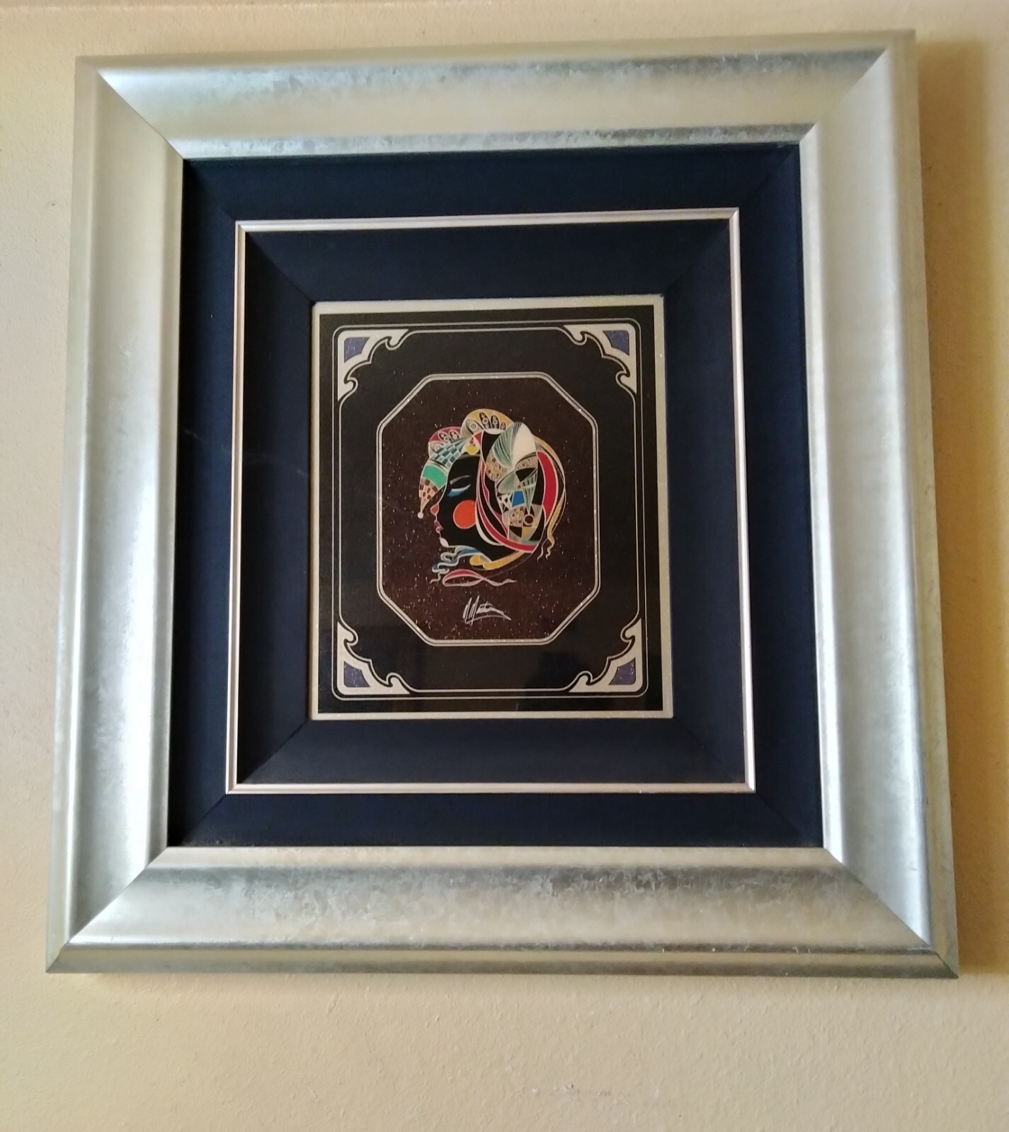 Martiros Manoukian Harlequin Mask Series Mixed Media