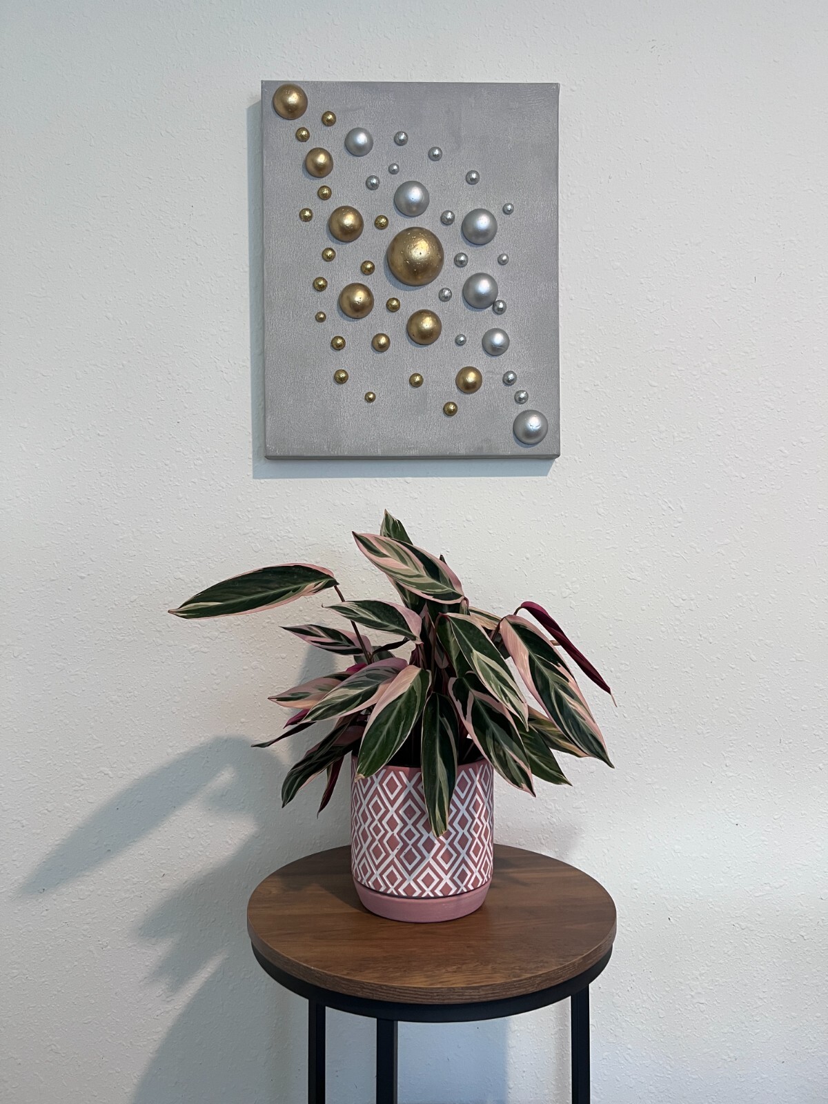 Handmade Original 3D Abstract Art by Alena Kalen «Spheres of Silence», COA