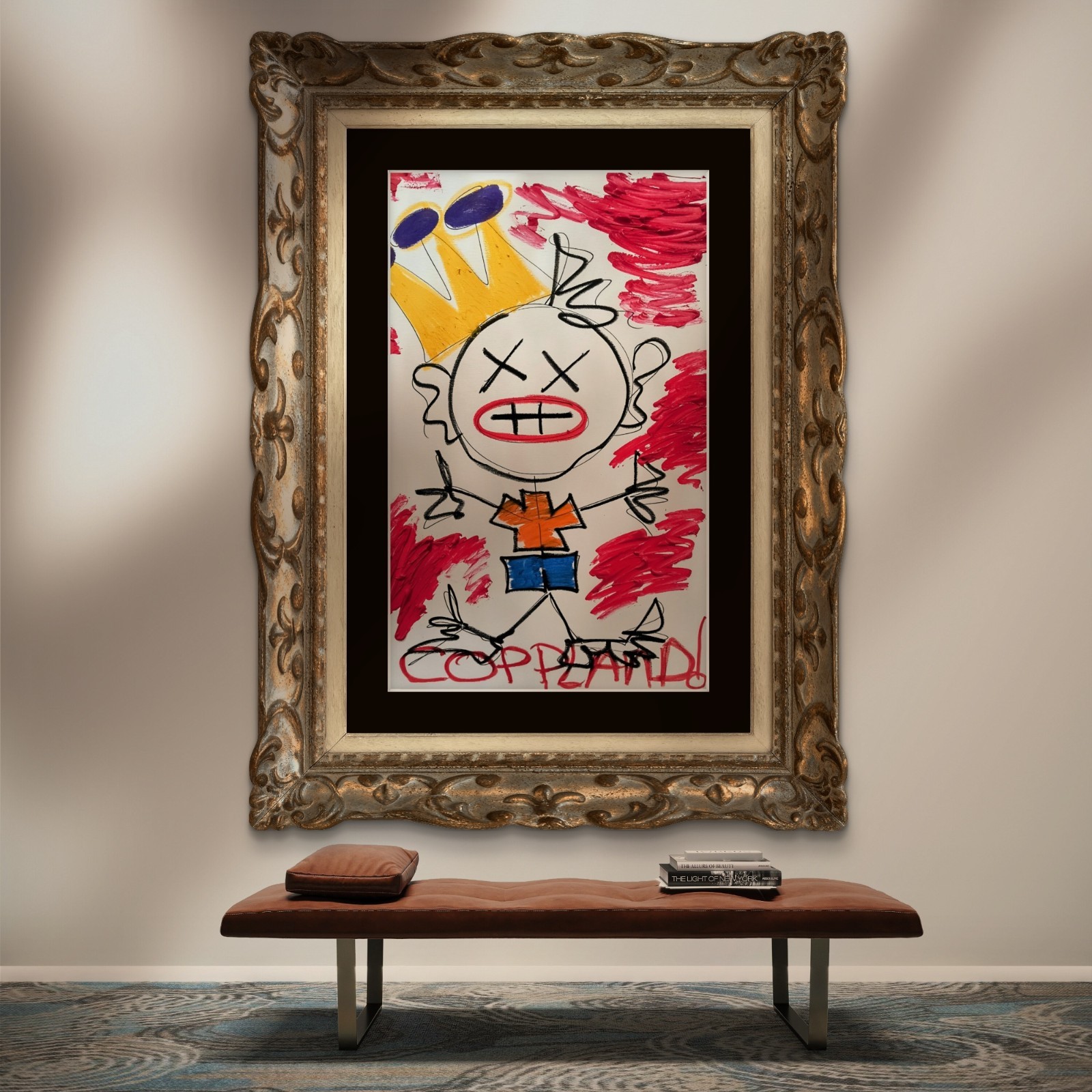 Trey Coppland, Patrick Pop Art Acrylic Painting, 24+36 in, 2026, Signed