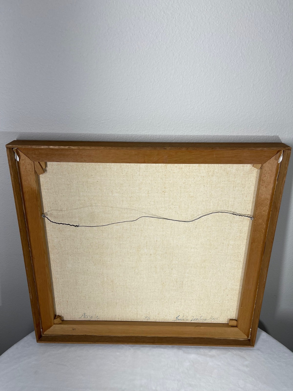 Original paintings by Isabelle Mac-Waiting, wife of sculptor Rodger Mac. Mid-20t