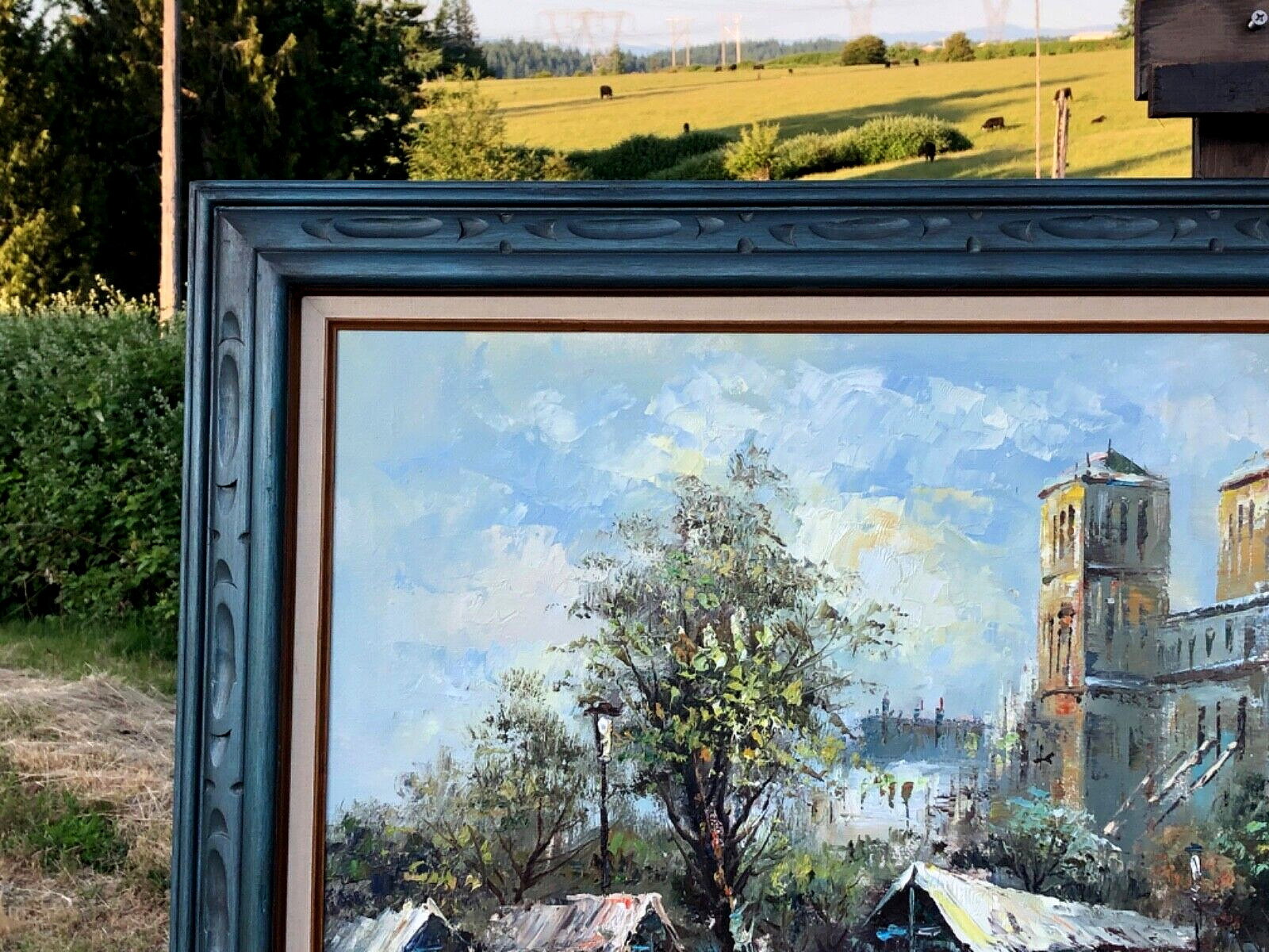 Caroline C Burnett (1877-1950), Original Impressionistic Oil Painting. Signed