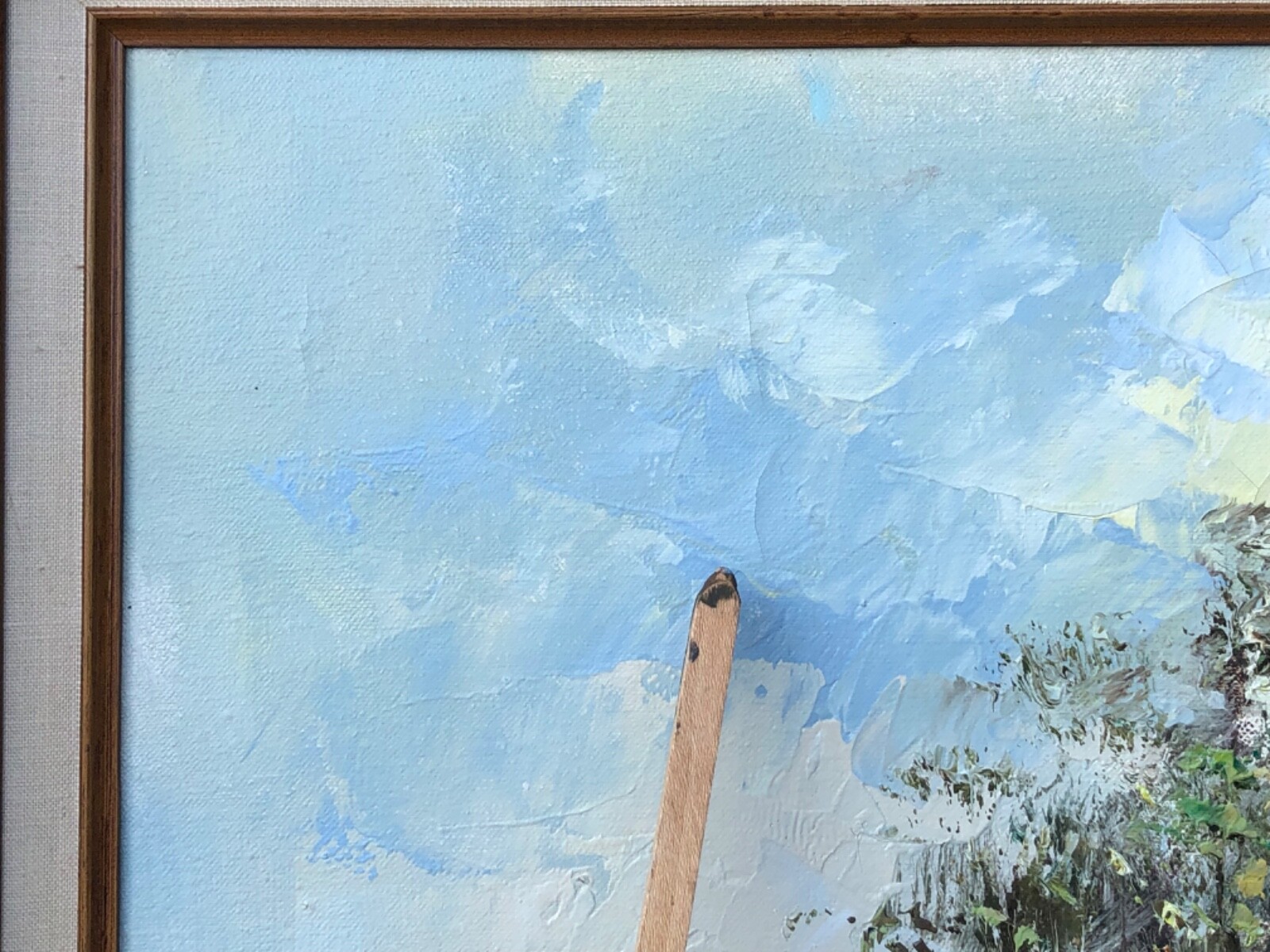 Caroline C Burnett (1877-1950), Original Impressionistic Oil Painting. Signed
