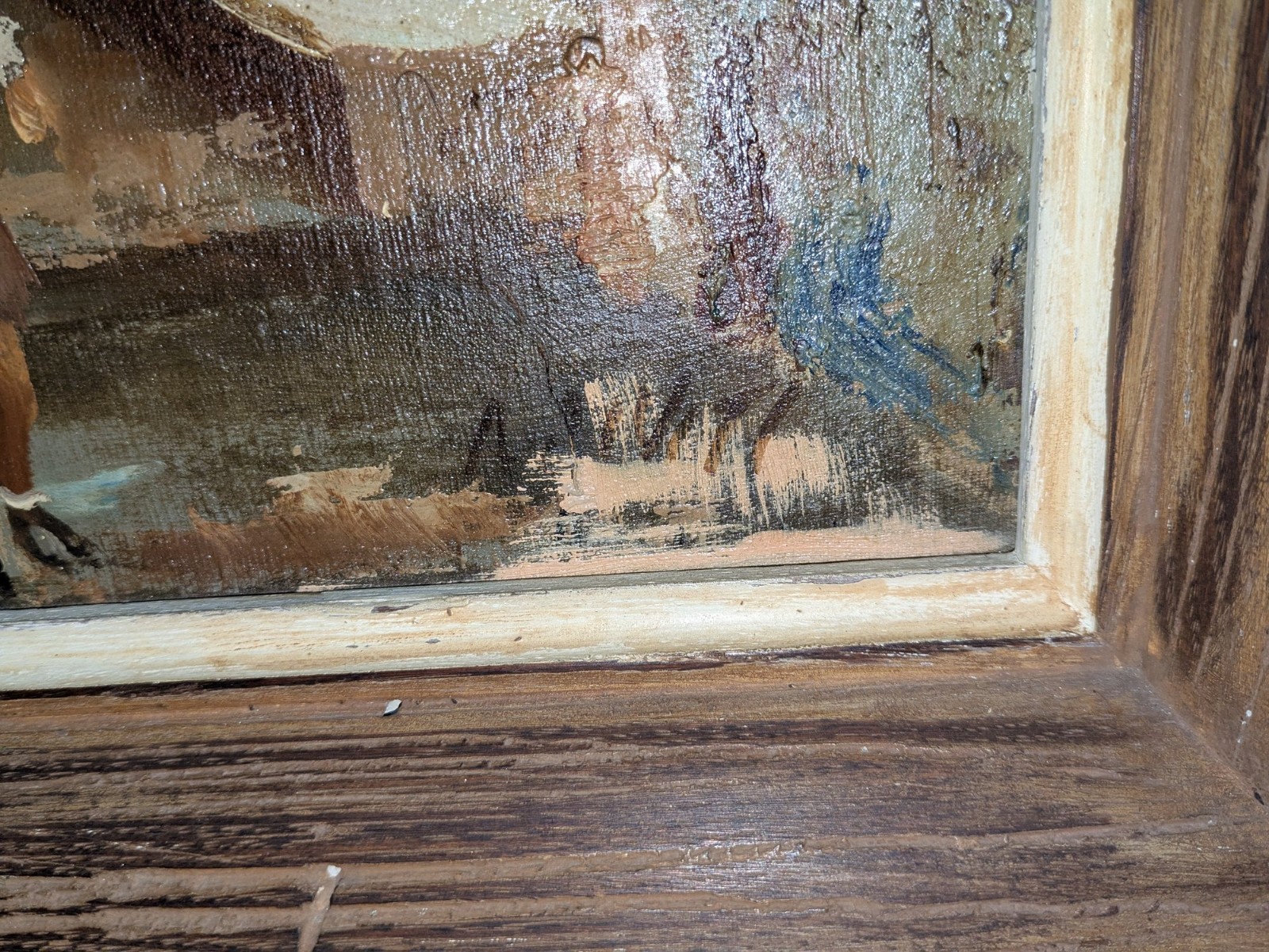 Antonio DeVity Attributed European Street Scene Oil Painting Framed Italian City