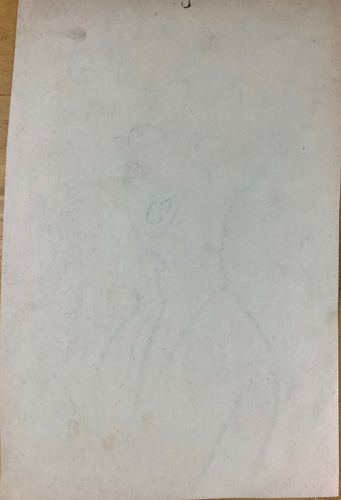 Juan David. Sketch. Untitled, ca 1967. Ink on cardboard. Original Art
