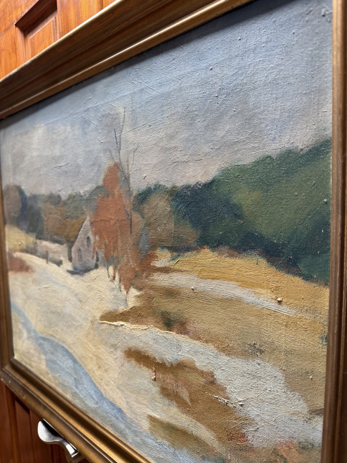 Fine Danish Denmark Winter Landscape Attributed to Claus Johansen (1877 – 1943)