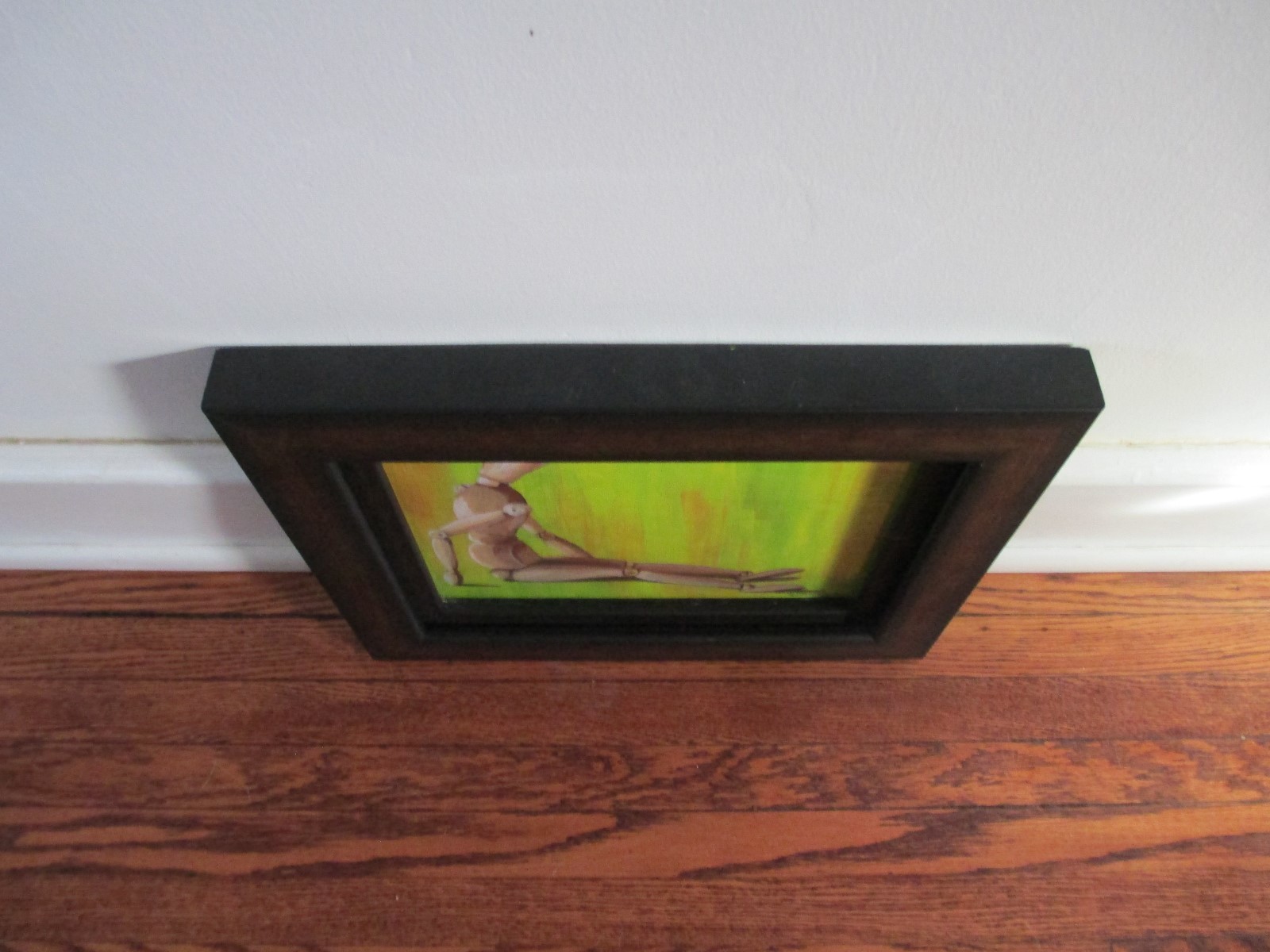 Original Acrylic/Canvas Board Signed Titled, «Solitude» Mannequin Painting