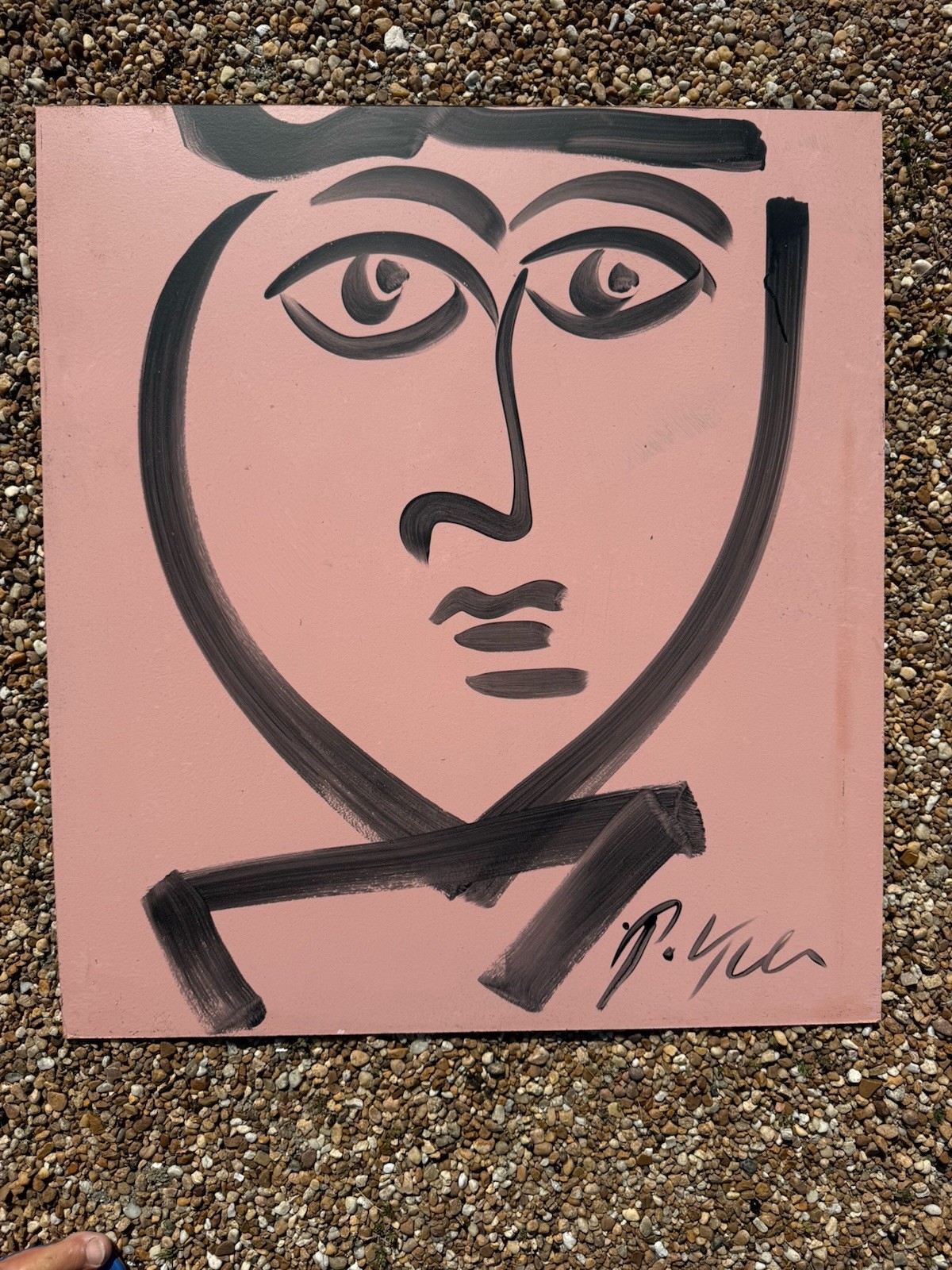 Peter Robert Keil Painting On Artist Panel 35*32”