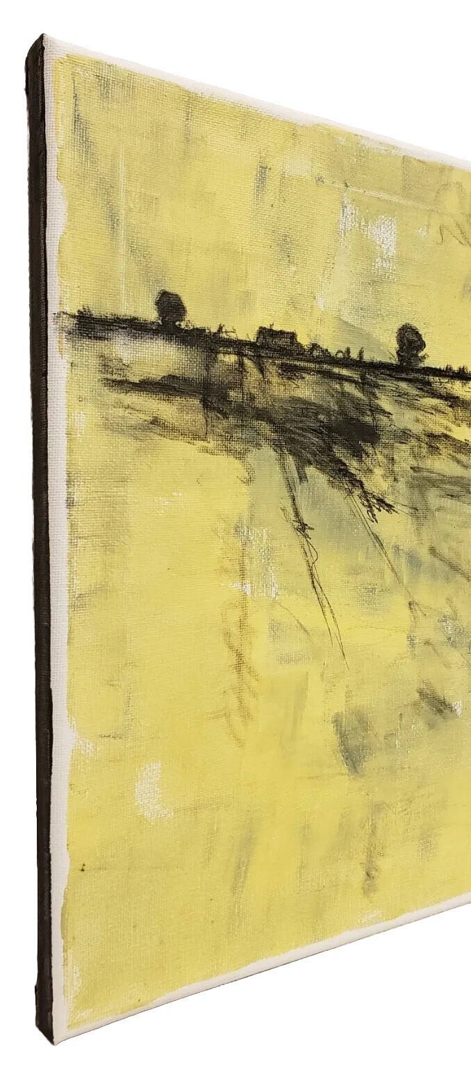 No.580 Original Modern Minimal Impressionistic Landscape Painting By K.A.Davis