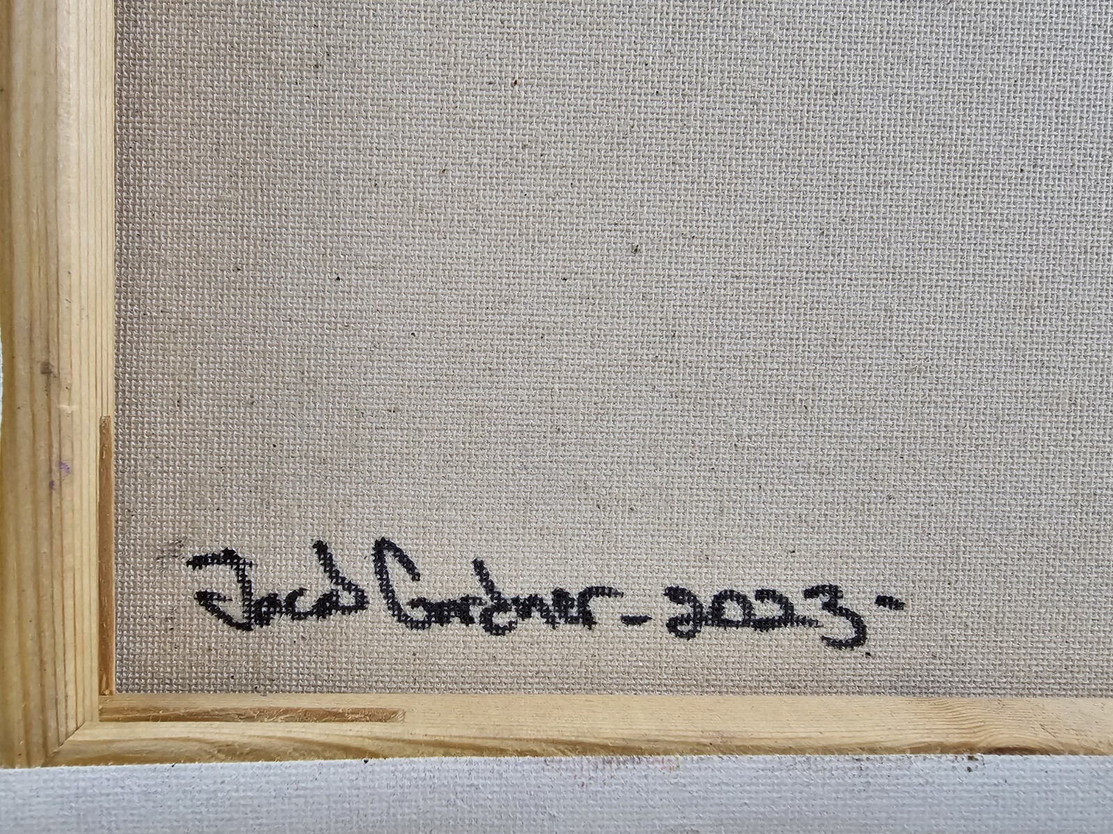 Original Signed Jacob Gardner Painting – Jimi Hendrix 20×16 Modern Street Art