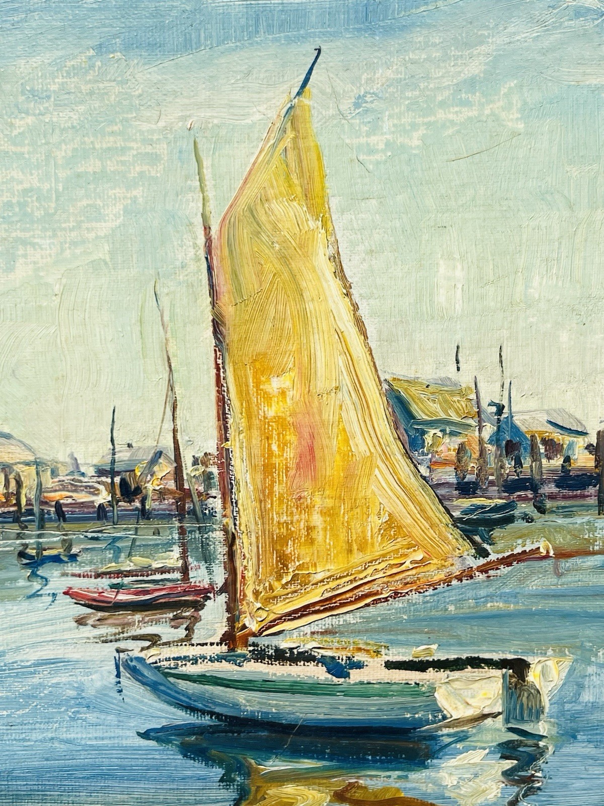New Jersey Impressionist Artist Ruth Mitchell Wolff Painting New England Coast