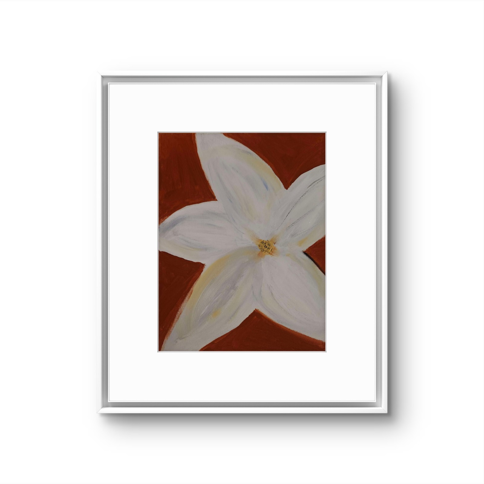 Star Jasmine: Contemporary Expressionist Original AcrylicPainting 11×14 Canvas