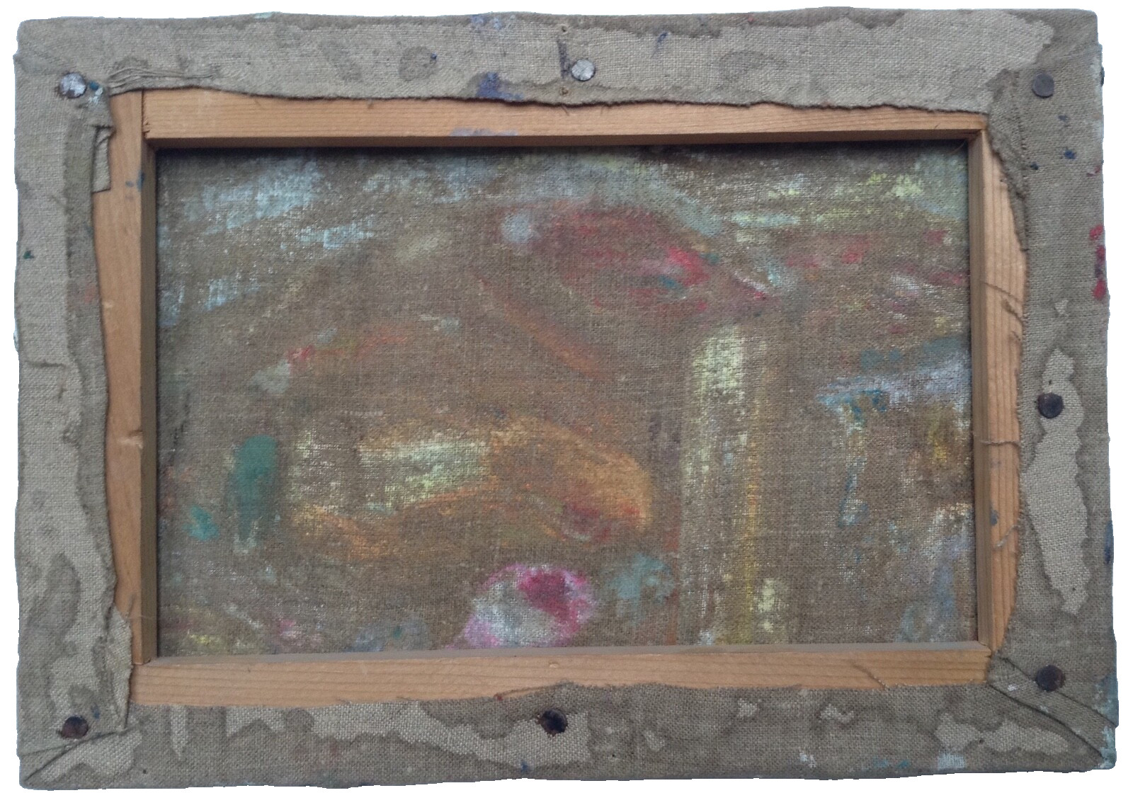Antique French Impressionist Oil Painting – Parisian Interior – Manner VUILLARD