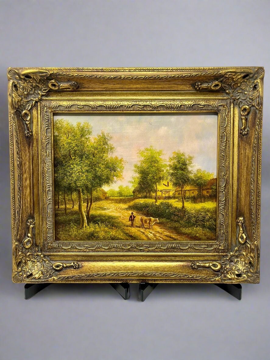 Idyllic Country Stroll in the Golden Hour 13×15