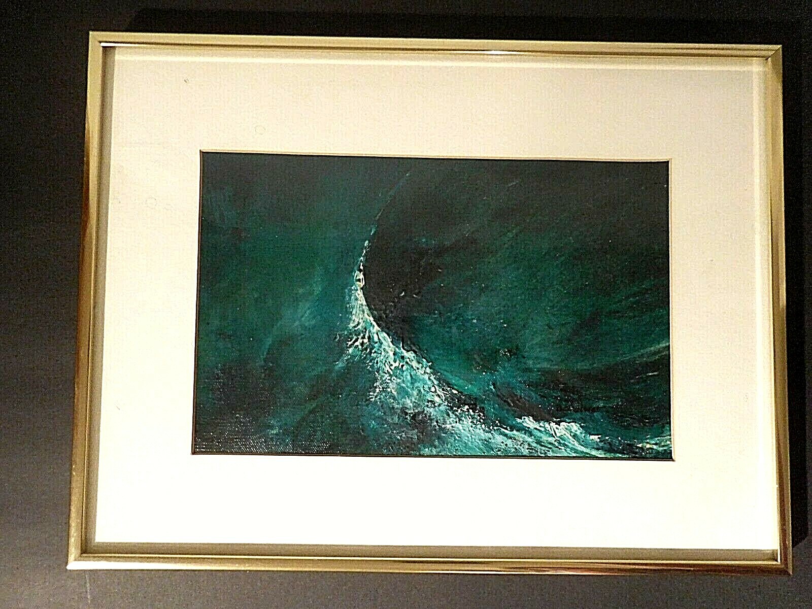 Original oil Painting «Wave I» by Mary Sissy Donovan 12 1/4″x 16 1/4″