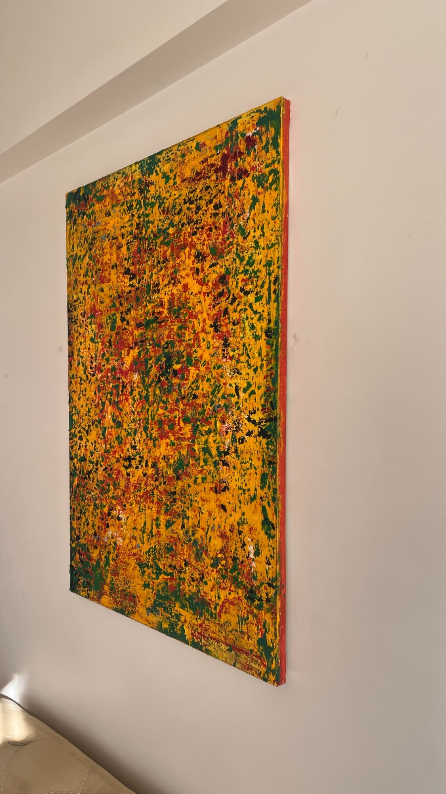 Original Large Abstract Painting on Canvas – One of a Kind Signed Art