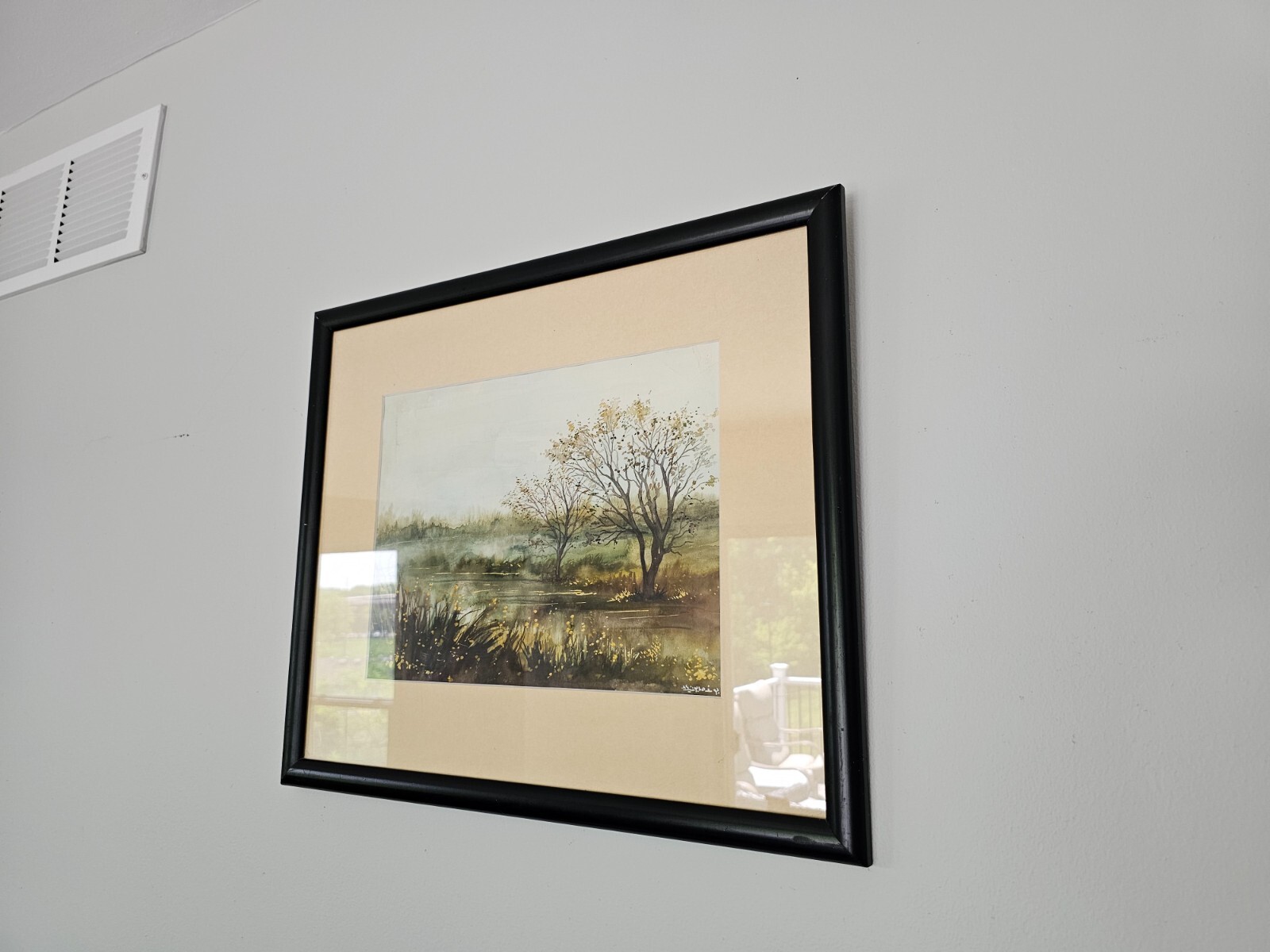 Youssef Sabouni يوسف صابوني Landscape watercolor Painting SYR Fine Art 12 x 9.5″