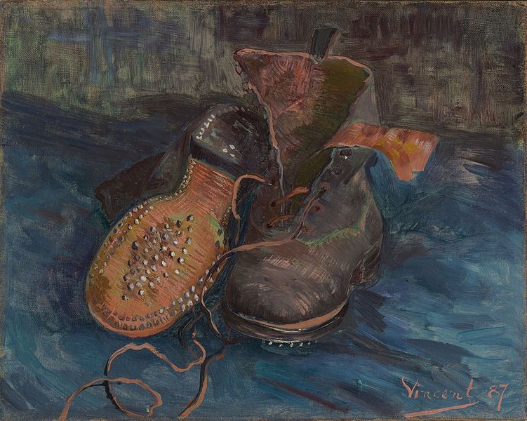 Vincent van Gogh – A Pair of Boots Painitng Canvas wall home Decor high quality