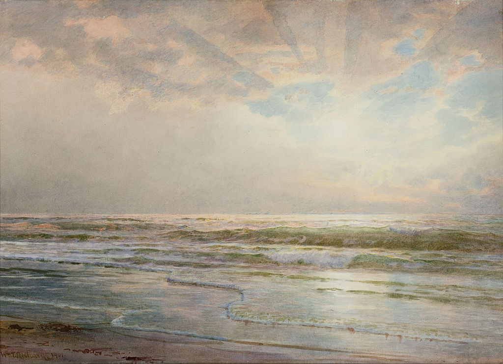 Oil Painting repro William Trost Richards Seascape