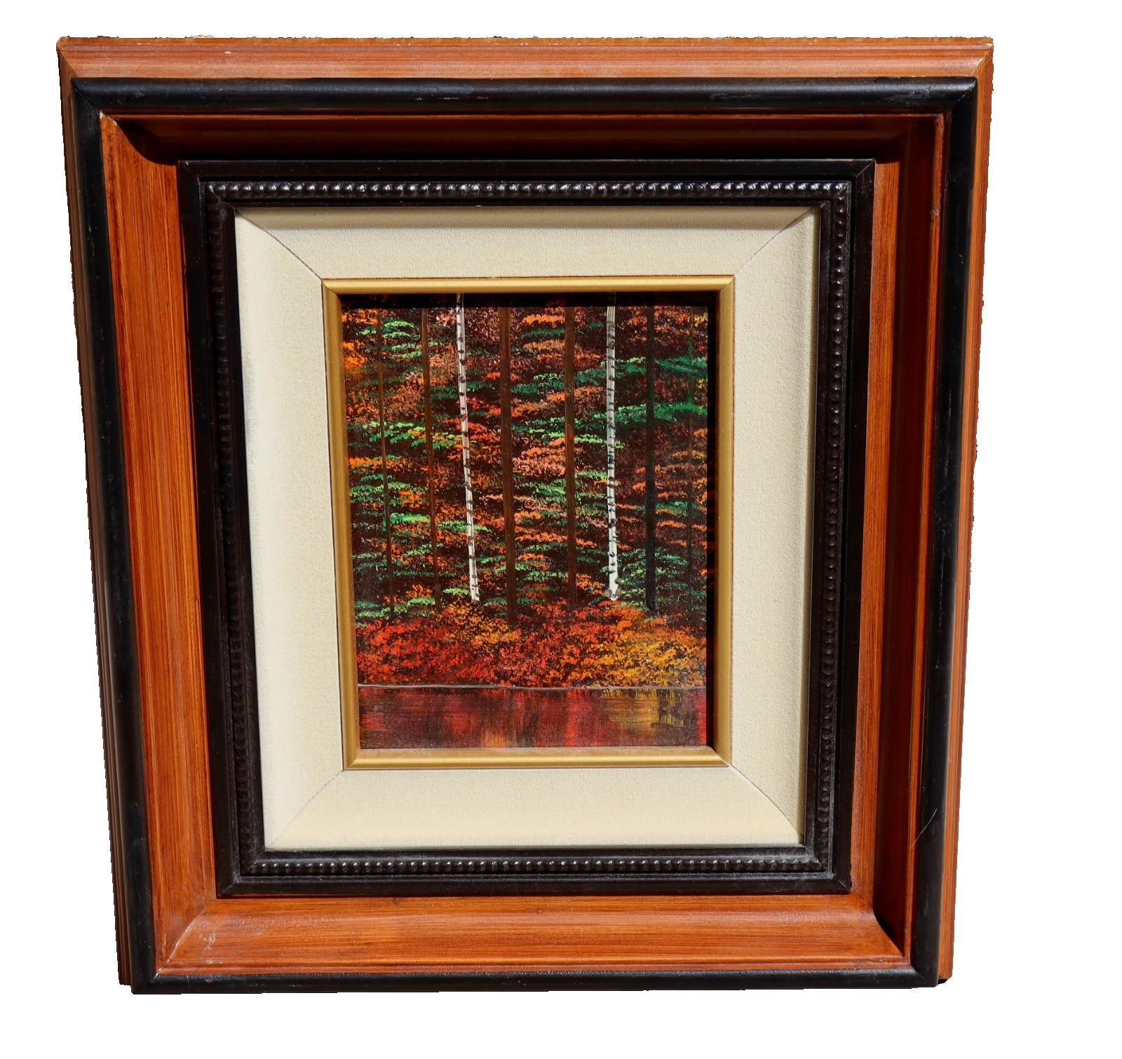 EUGENE SCHMIDT Original oil painting Forest Scene