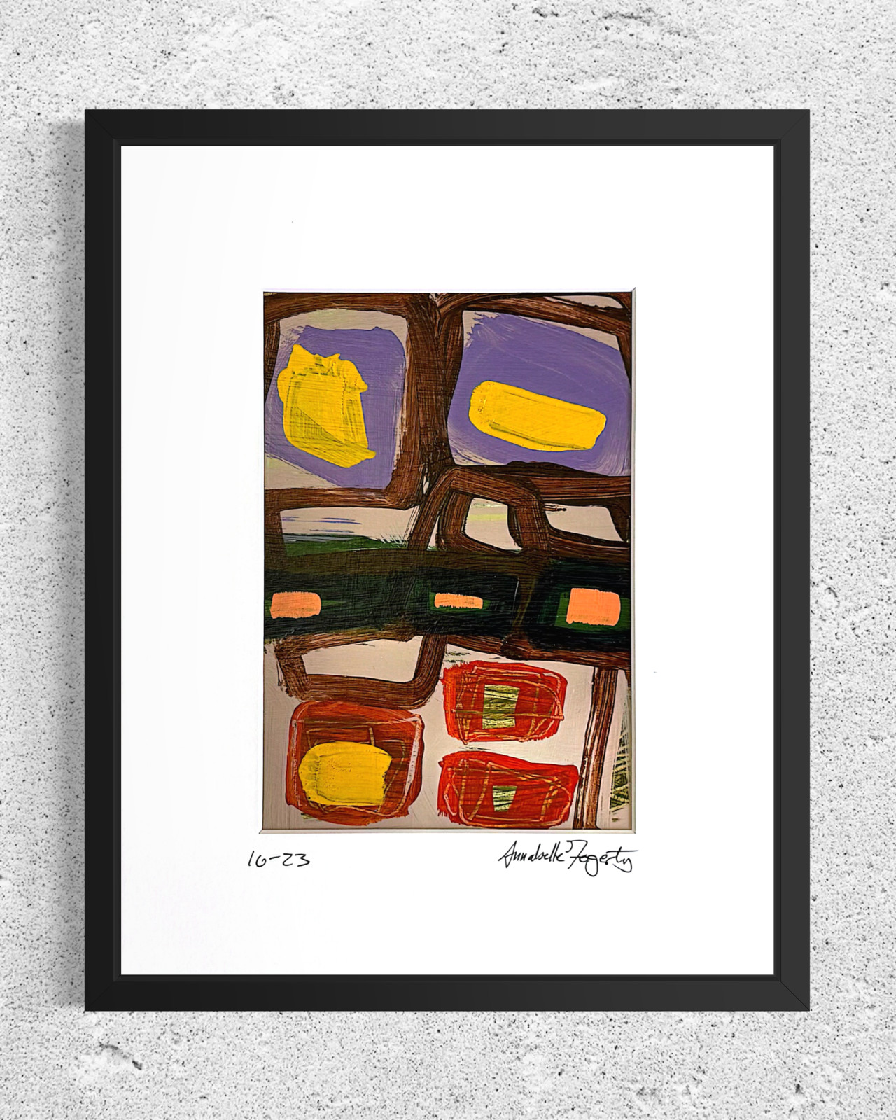 Set Of 6 Original Still Life Collage 8×10 Matted Contemporary Kitchen Wall Art
