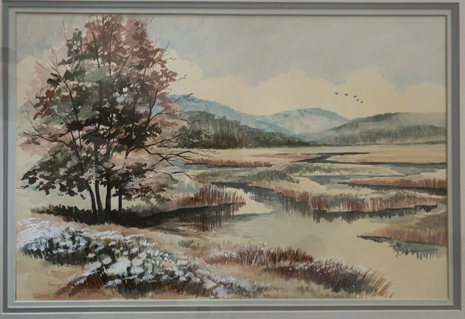Mt. Yonah Georgia’s Springtime From Earth-Based Pigment’s By Artist Teresa Dean