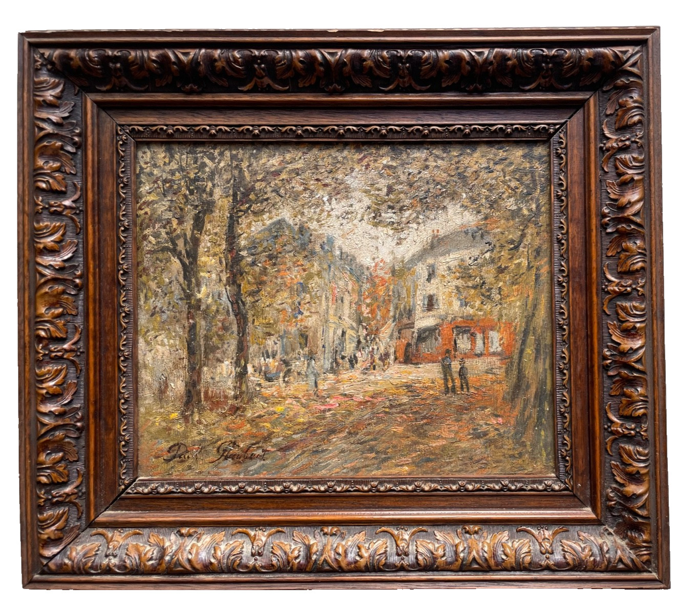 Paul FLAUBERT (1898-1980) Signed – French Oil Painting – Town Square